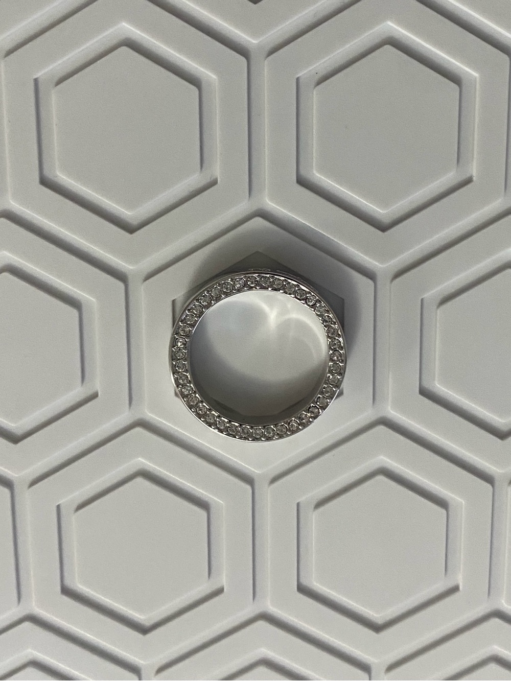 Origami Owl Silver Swarovski Crystal Living Locket Insert Window